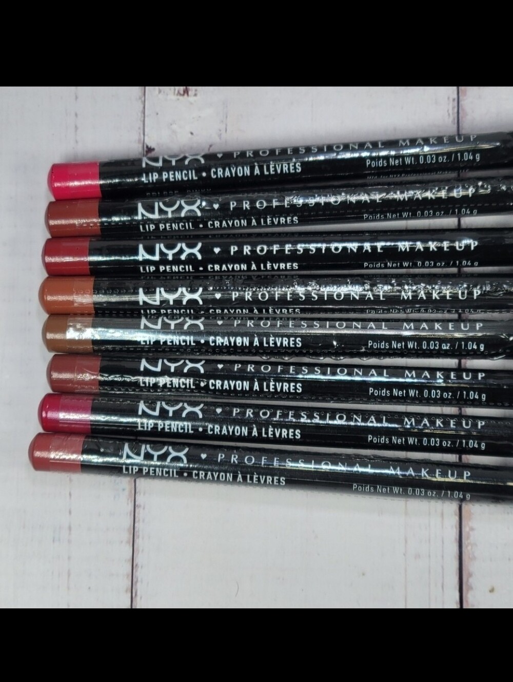 Nyx 8 Piece Slim Lip Pencil Lip Liner Bundle NEW! - Picture 3 of 10